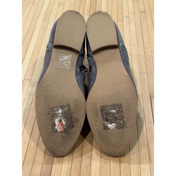 Jack Rogers Gemma Suede Ankle Booties, Gray, Size 7 M Stitched - Picture 11 of 11